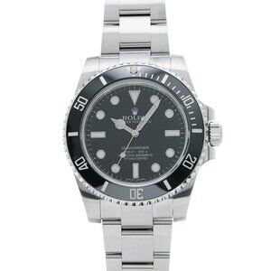 ROLEX Submarina 114060 Random serial Black/Noir mens Watches Mechanical Auto...